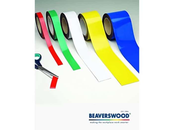 Coloured Magnetic Easy Wipe Racking Strips