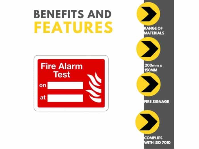 Fire Alarm Test Sign Benefits