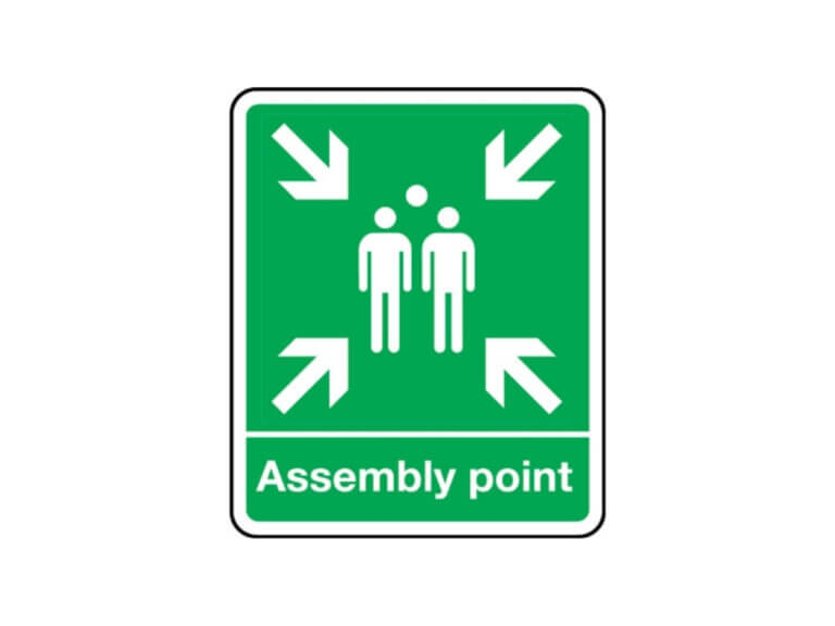 Fire Assembly Point Sign - Fire Safety Signs - Safe Industrial