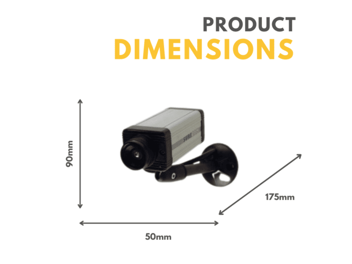 INTERNAL DECOY CCTV CAMERA 90mm x 50mm x 175mm