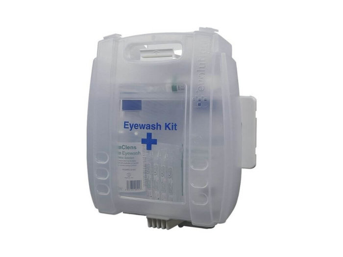 K514 Eye Wash Kit with 8 Eye Wash Pods without Mirror Closed