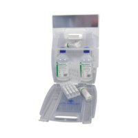 K524 Eye Wash Kit with 8 Eye Wash Pods with Mirror Open