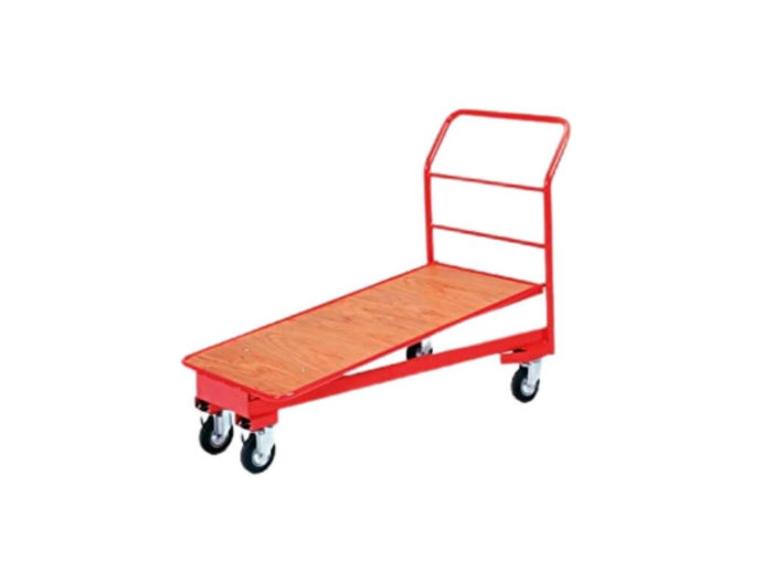 Platform Trucks - Plywood and Mesh Trolleys - 500kg Load Capacity (Nesting Red)