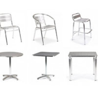 Rio Café Restaurant Chairs_Restaurant Tables - Aluminium Café Dining Furniture