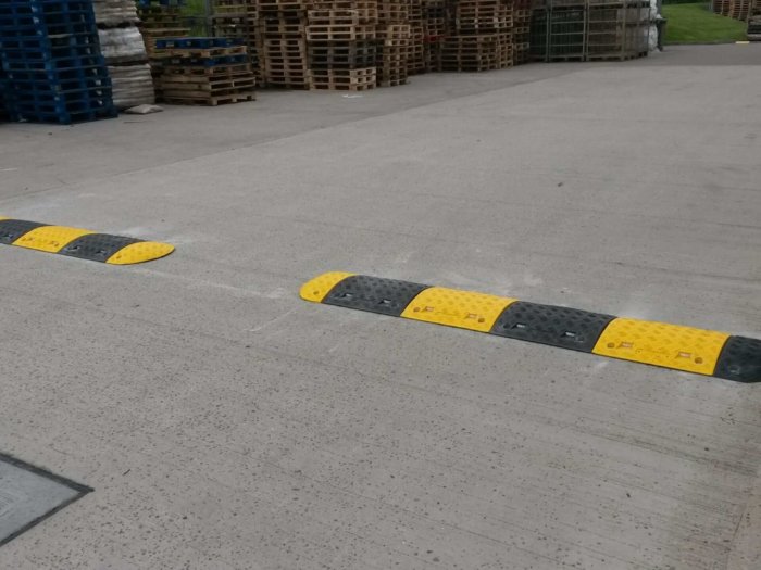 75mm Speed Bump In Industrial Use