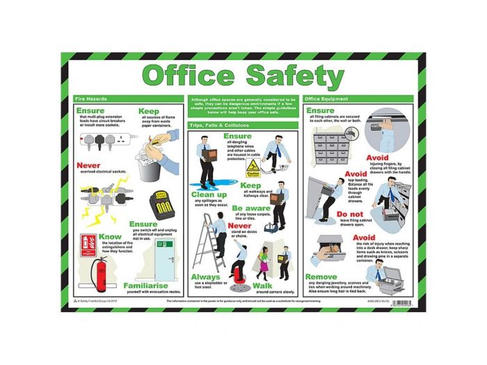 A2 Safety Posters - Office Safety Poster