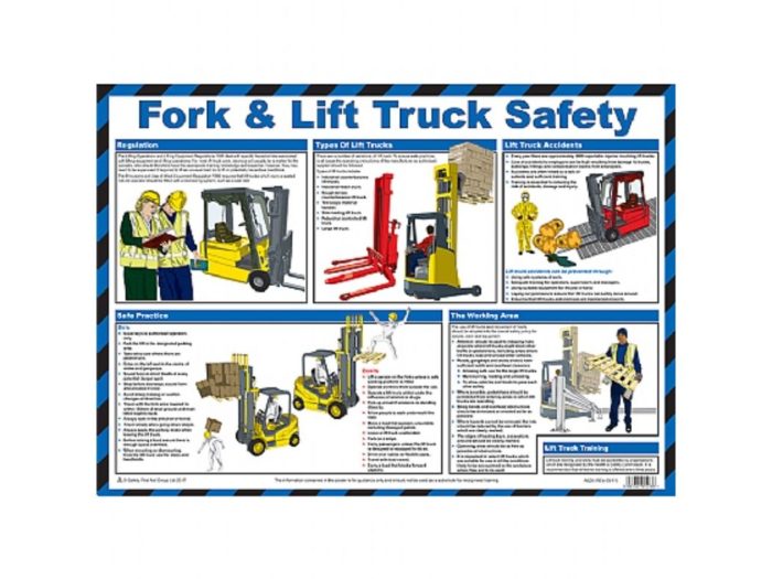 A2 Safety Posters - Fork & Lift Truck Safety Poster