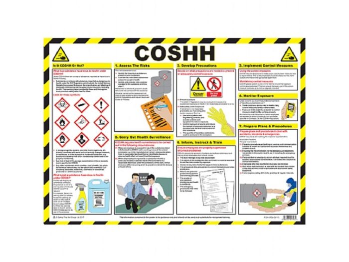 A2 Safety Posters - COSHH Poster