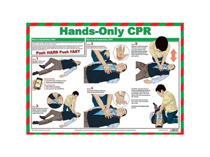 A2 Safety Posters - Hands Only CPR