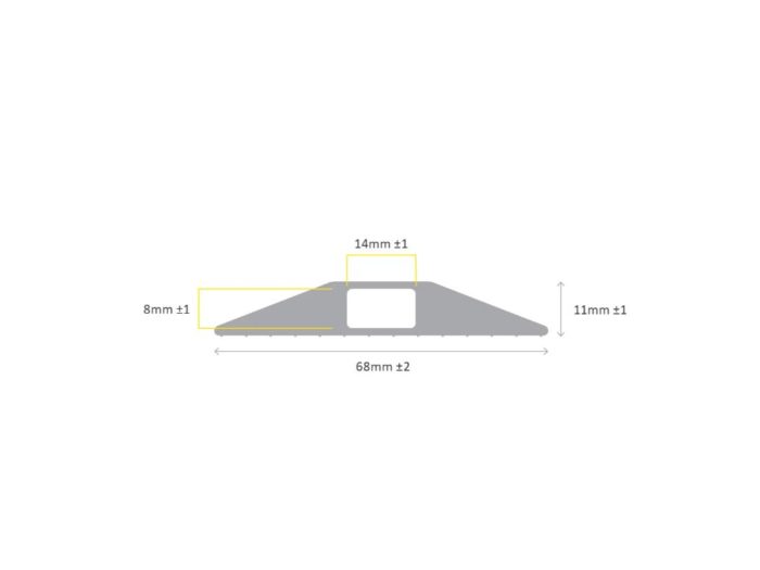 Cable Protector Dimensions 1 Channel