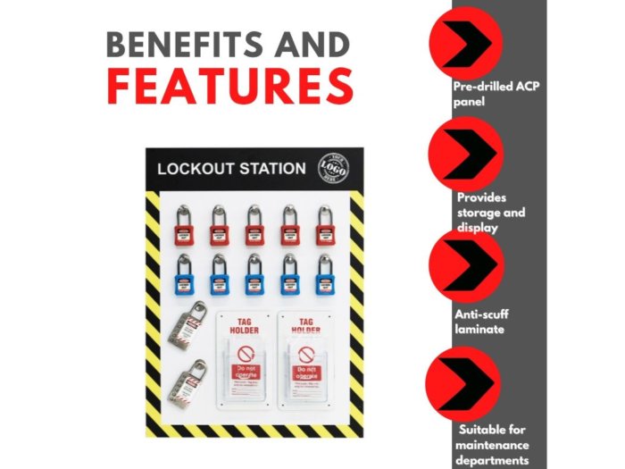 LOK288 Lockout Station Features and Benefits