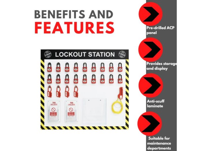LOK290 Lockout Station Features and Benefits