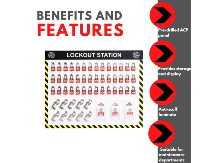 LOK289 Lockout Station Features and Benefits