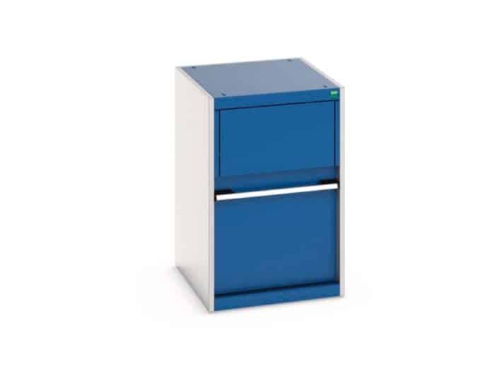 Bott Blue Waste Bin Cupboard 800x525x650mm