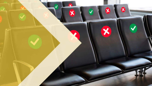 Social Distancing Sticker Options