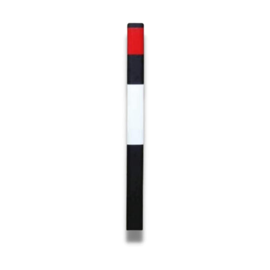 TRAFFIC-LINE Flexible Verge Marker - 1,000mmH - Black/White - Class 2 Reflectors