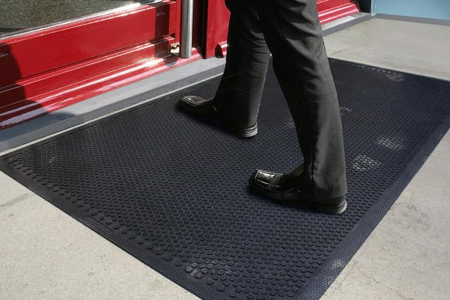 Safety Scrape Anti-Slip Matting Black 85cm x 150cm