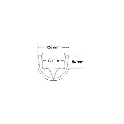 Column and post guard, height 550 mm