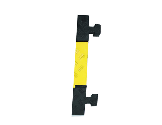 Large Cable Protection Ramp, End Element Male, 283 mm L x 600 mm W x 75 mm H, Black