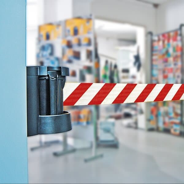 TRAFFIC-LINE Magnetic Wall Mounted Belt Barrier