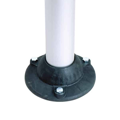 TRAFFIC-LINE Belt Post for Permanent Fixing - White