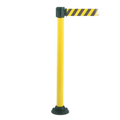 TRAFFIC-LINE Belt Post for Permanent Fixing - White