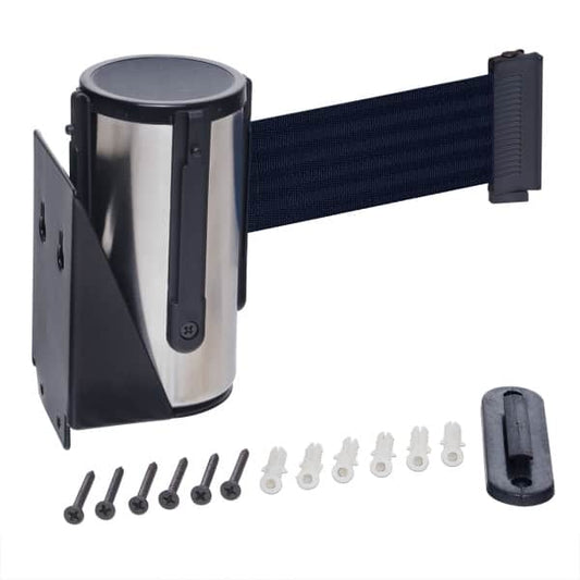TRAFFIC-LINE Stainless Steel Wall Mounted Belt Barrier