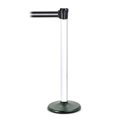 TRAFFIC-LINE Belt Post for Permanent Fixing - White
