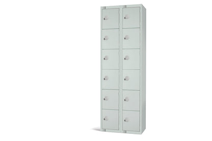 Six Door Compartment Locker - School Work Gym Storage Locker