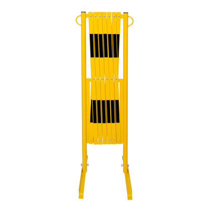 Heidelberg Scissor Barrier (Yellow/Black, Extendible up to 3.6 m, 1 m High)