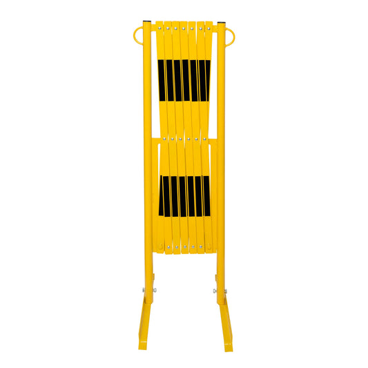 Heidelberg Scissor Barrier (Yellow/Black, Extendible up to 3.6 m, 1 m High)