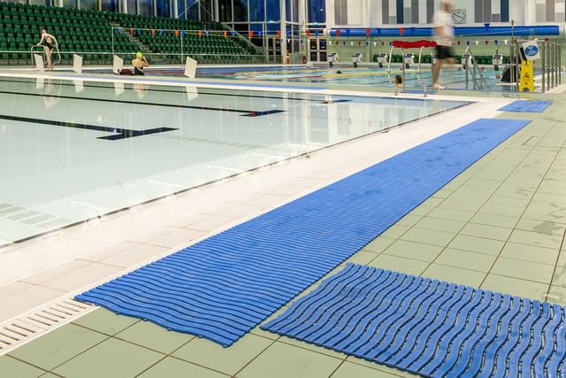 Kumfi Step Anti-Bacterial Swimming Pool Matting Beige 60cm x 1500cm
