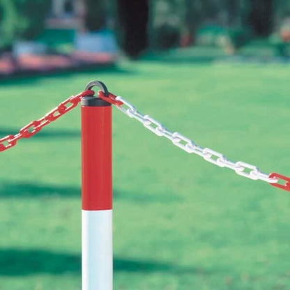 M-Poly 6mm Polyethylene Barrier Chain - Per M - Red/White