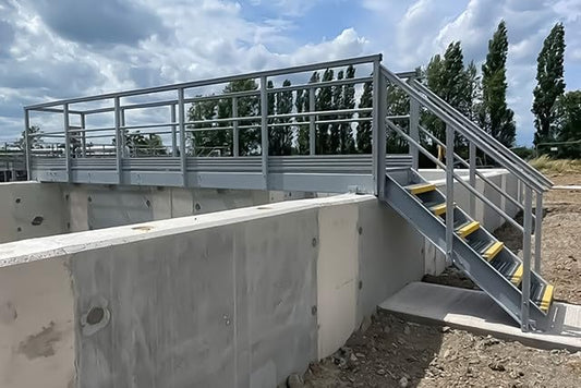 Anti-Slip GRP Stair Nosing 55mm x 55mm | Black | 3m