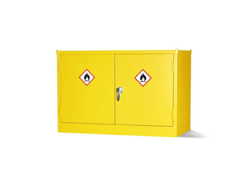 Yellow COSHH Cabinets - Stackable