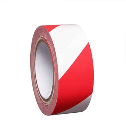 PROline Line Marking Tape 50mm Wide x 33m Long - Red/White