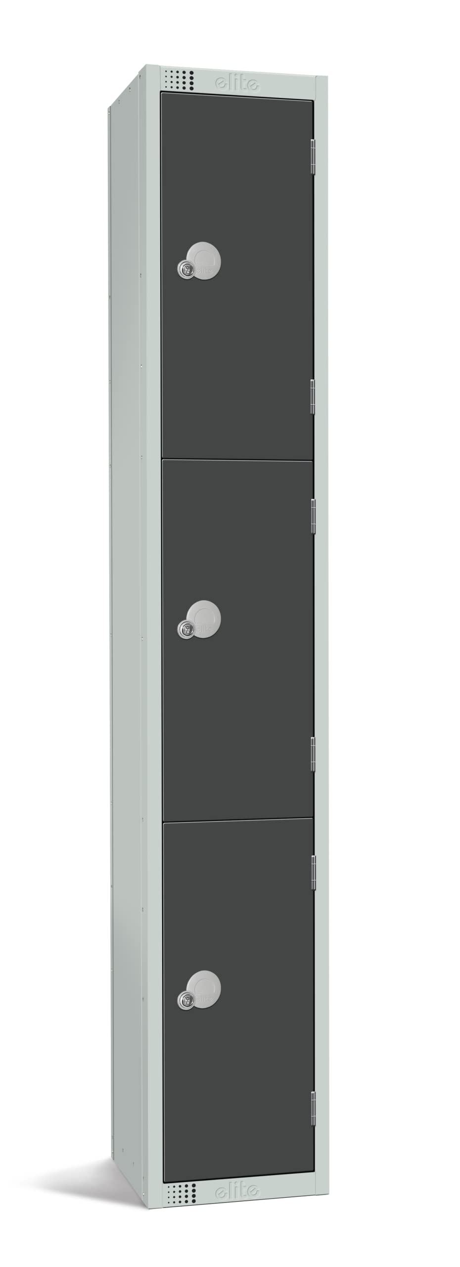 Specialist Industrial 3 Door Standard Storage Antibacterial Lockers - 1800mm x 300mm x 300mm