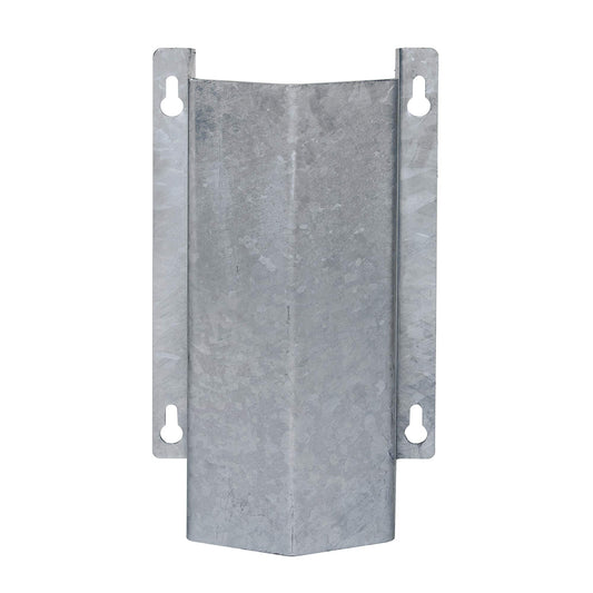 Wall Mounted Pipe Guard 500/292/230 mm Hot-Dip Galvanised Steel, Traffic Yellow RAL 1023, Jet Black RAL 9005, Gesamtlänge: 1200 mm x Gesamthöhe: 150 mm