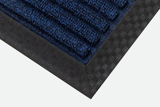 Brushway Premium Rib Entrance Mat Blue 150cm x 90cm