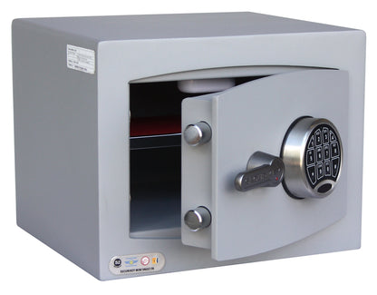 Fire Resistant Mini Vault Safe - Cash Valuables Safe - Key or Electronic Lock (Mini Vault 1 FR - Electronic Lock)
