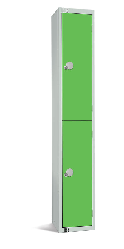 Two Door Compartment Locker - School Work Gym Storage Locker