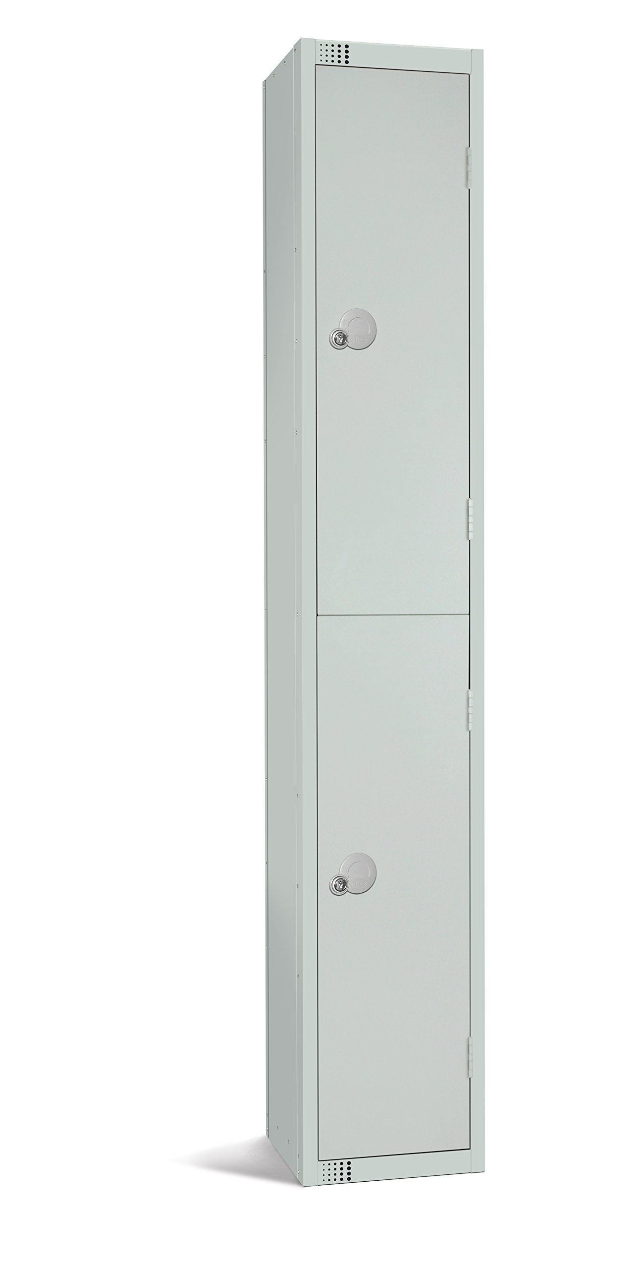 Two Door Compartment Locker - School Work Gym Storage Locker