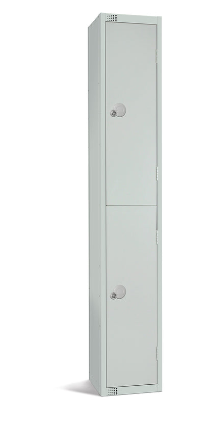 Two Door Compartment Locker - School Work Gym Storage Locker