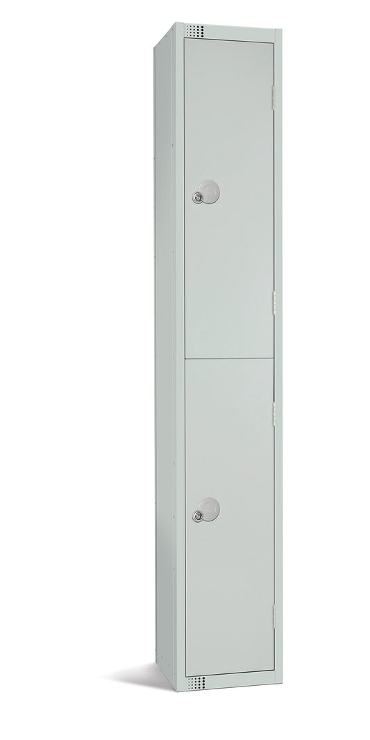 Two Door Compartment Locker - School Work Gym Storage Locker