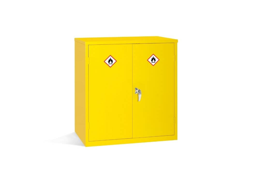 Yellow COSHH Hazardous Substance Cabinets