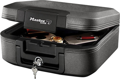 Fire Chest - Fire Proof Box Safe to Protect Valuables - Ideal for Protecting your Documents and Goods from Fire and Water - 36D x 39W x 16.8H cm (Medium)