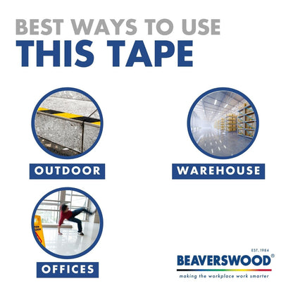 Beaverswood Self-Adhesive Steel Easy-Wipe Tape