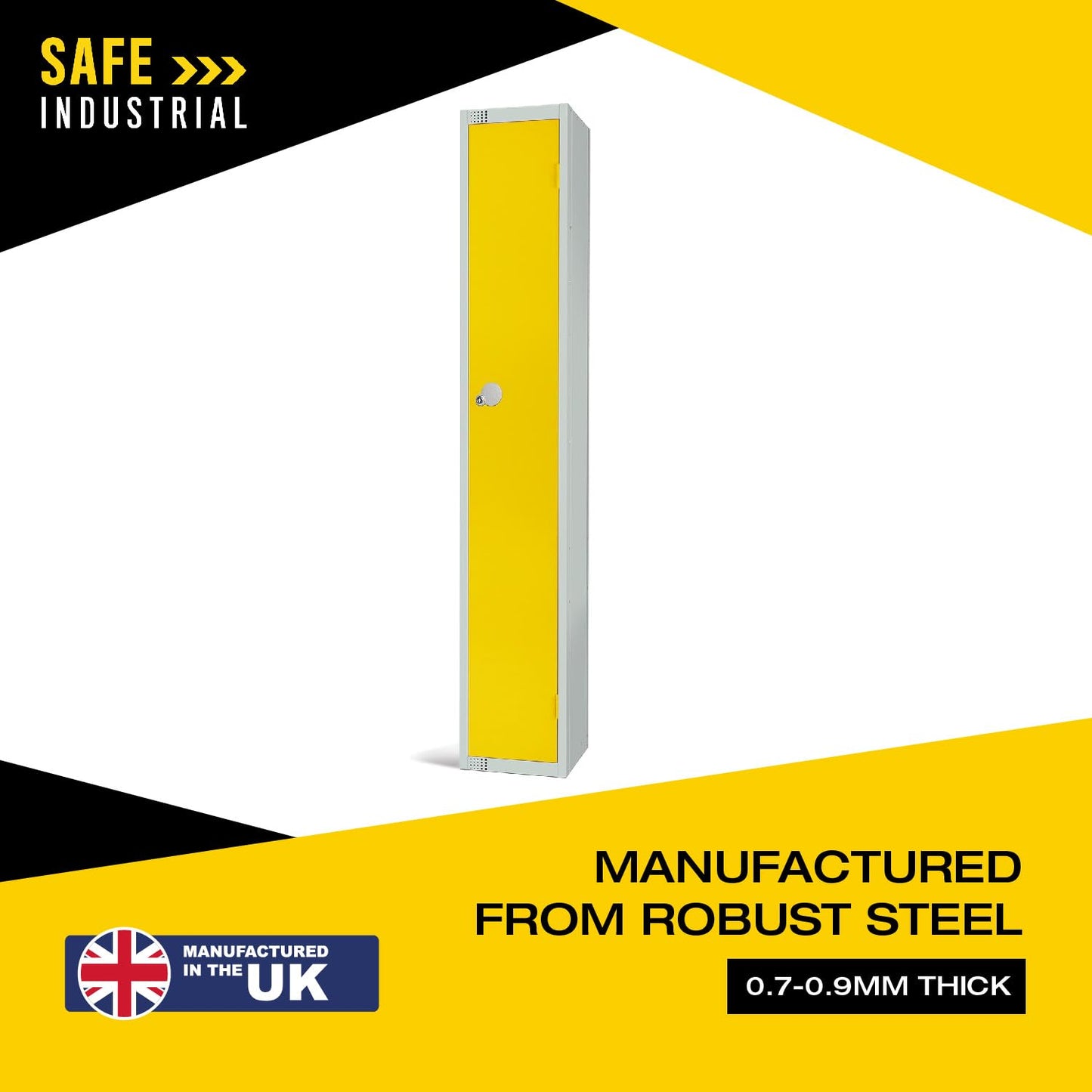 Single Door Compartment Locker - School Work Gym Storage Locker