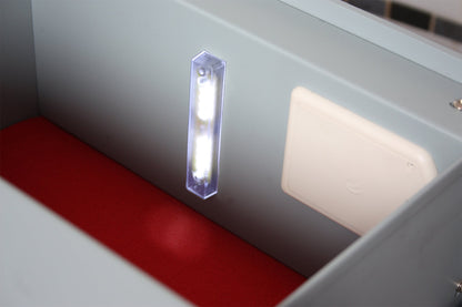 Euro Vault Safe - Key Lock Electronic Gas Strut Drawer Safes