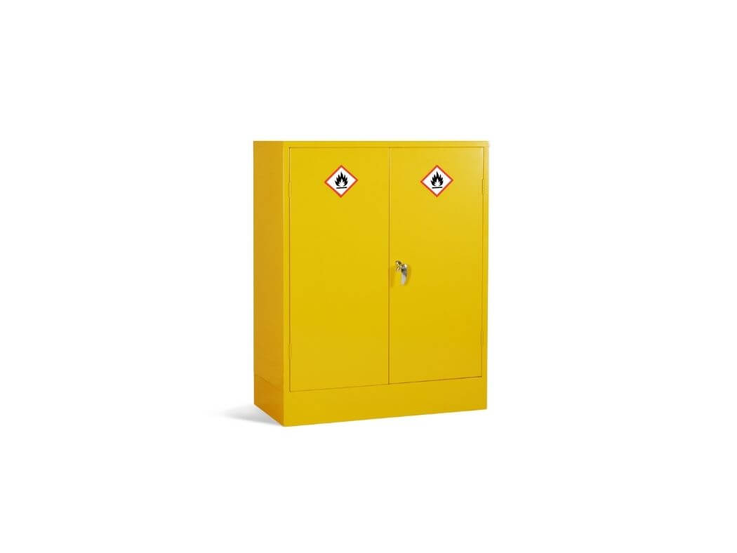 Yellow COSHH Hazardous Substance Cabinets